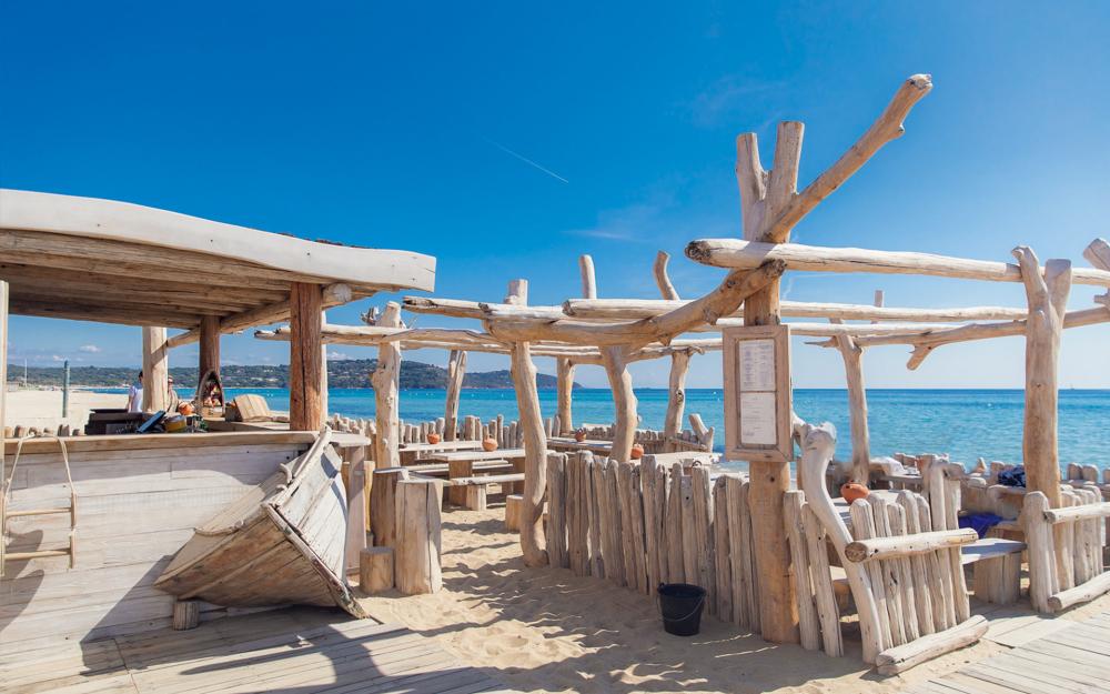 Transfert en bateau ou Yacht vers le Club 55 Pampelonne