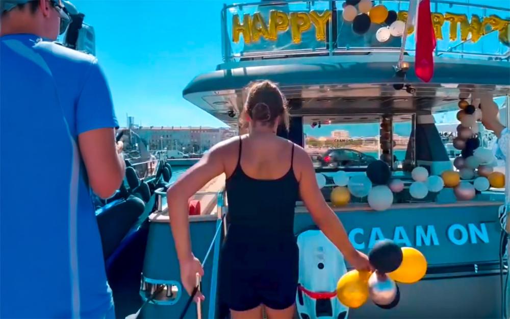 Birthday on a yacht in Saint-Raphael