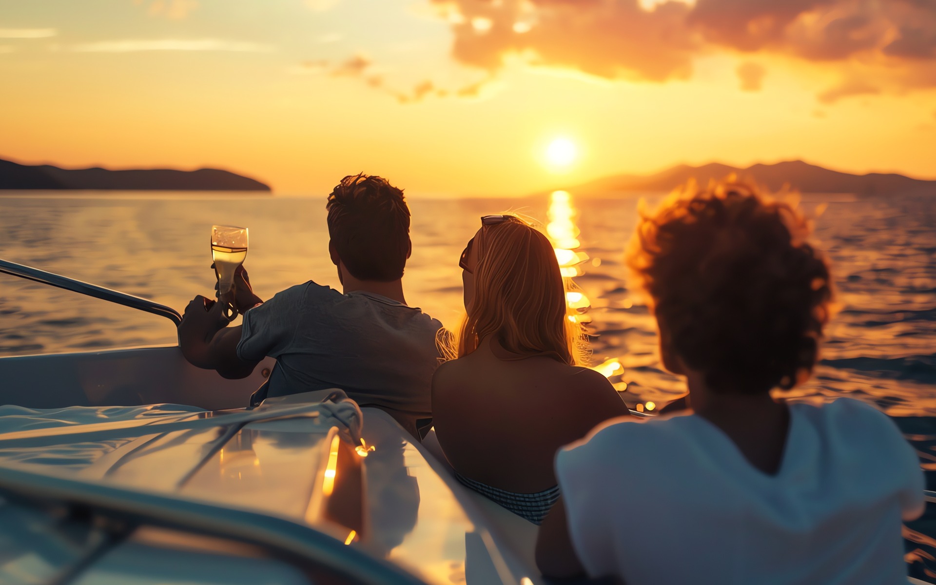 Location services Soirée en mer