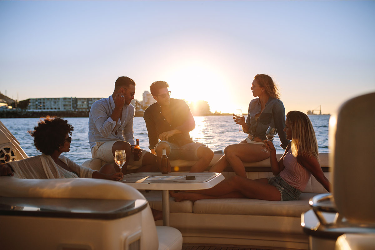 Evening at sea